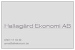 Hallagård Ekonomi AB