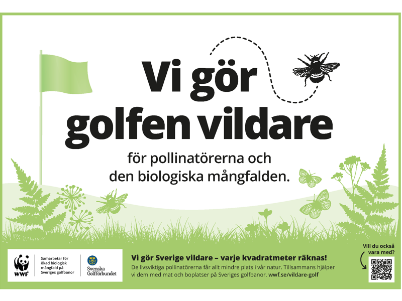 Vildare golf med Världsnaturfonden