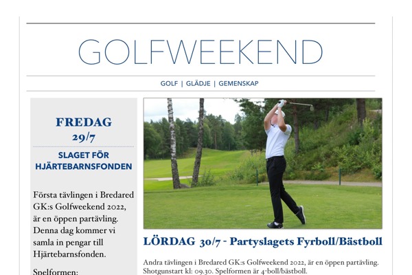 Golfweekend