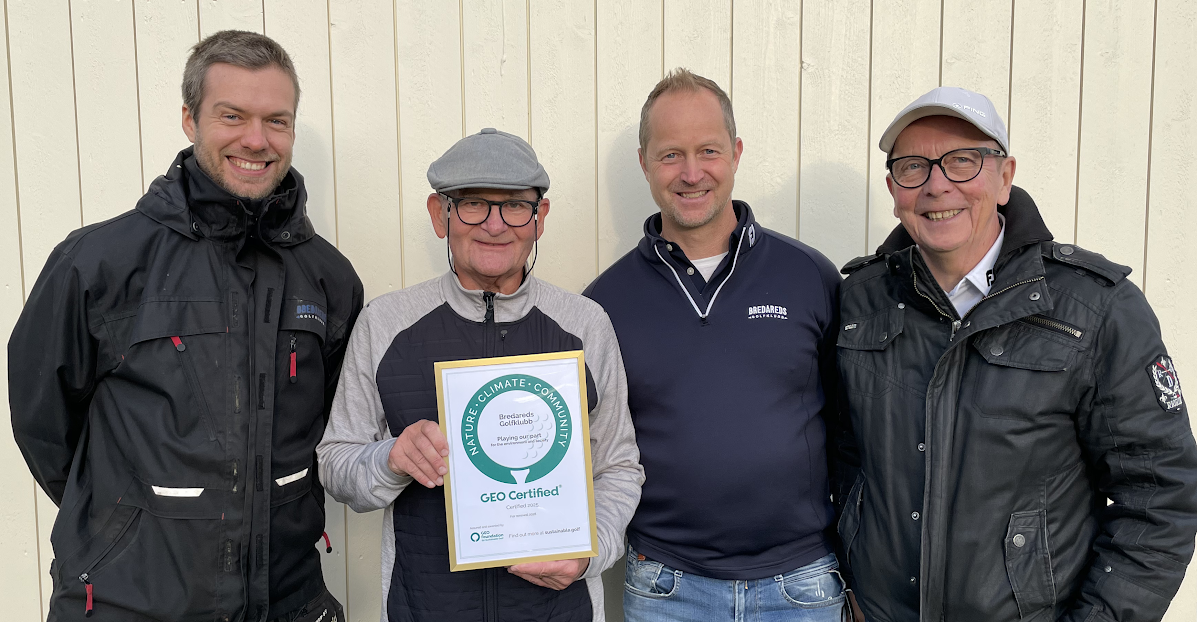 Först med guldkantad GEO-certifiering