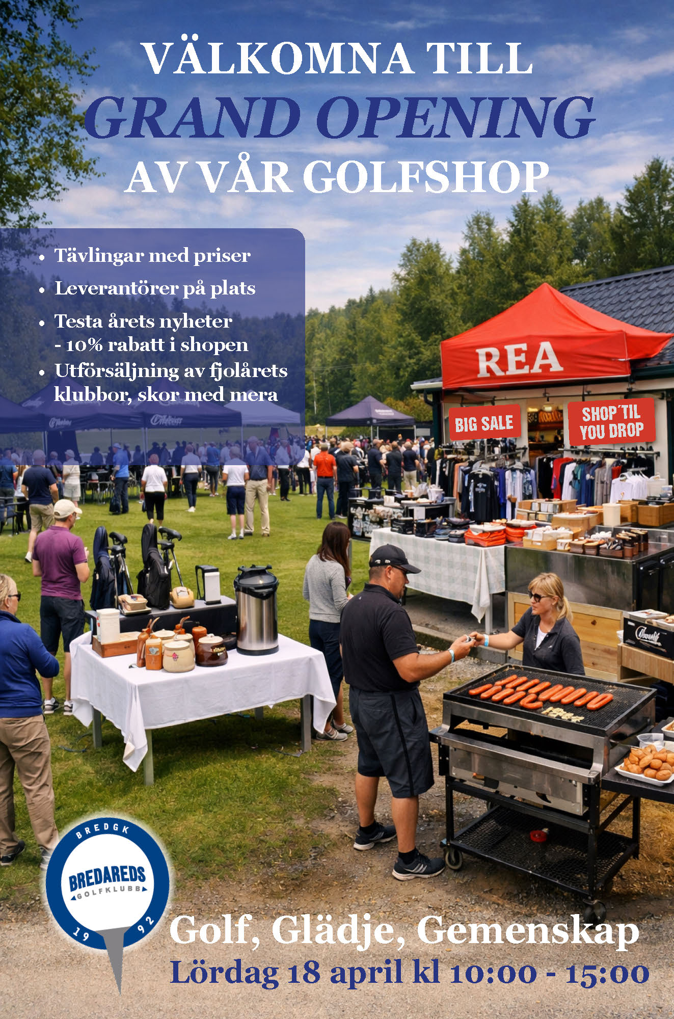 Grand Opening shopen lördag 18/4!!! Kl 10-15